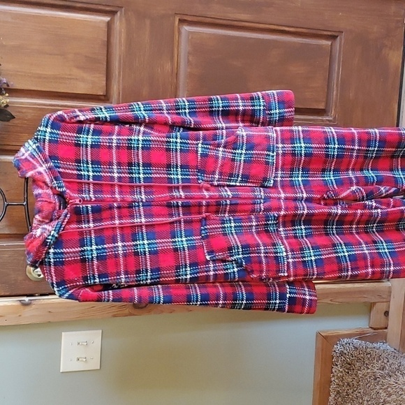 Alexander Del Rossa Fuzzy Footie Oversized Hoodie Attachable Feet Sz M Pajama - Picture 3 of 16